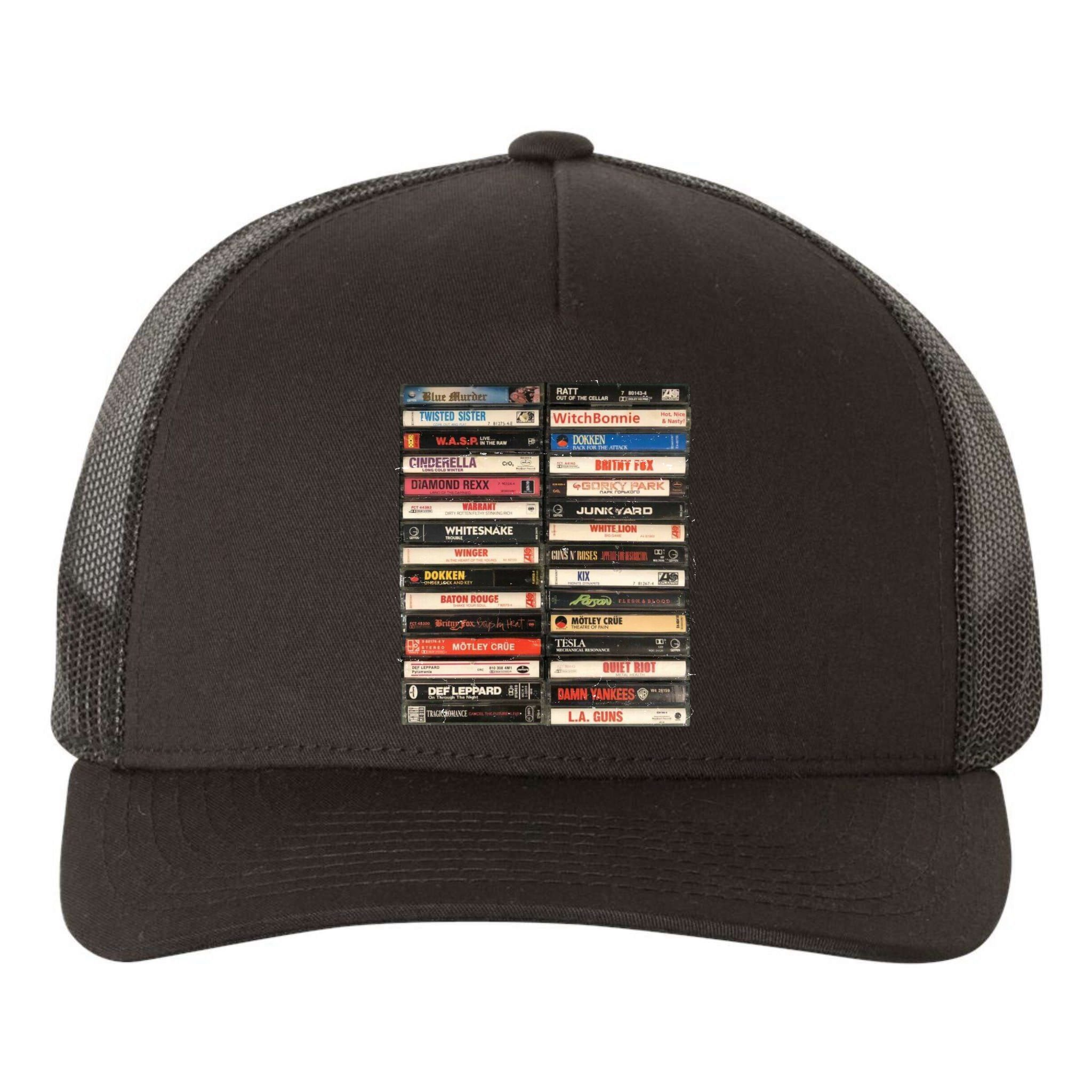 Classic Cassette Tape 1970s 1980s 1990s Yupoong Adult 5-Panel Trucker Hat