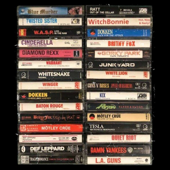 Classic Cassette Tape 1970s 1980s 1990s City Backpack