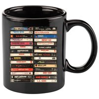 Classic Cassette Tape 1970s 1980s 1990s 11oz C Handle Ceramic Mug