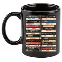 Classic Cassette Tape 1970s 1980s 1990s 11oz C Handle Ceramic Mug