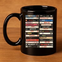 Classic Cassette Tape 1970s 1980s 1990s 11oz C Handle Ceramic Mug