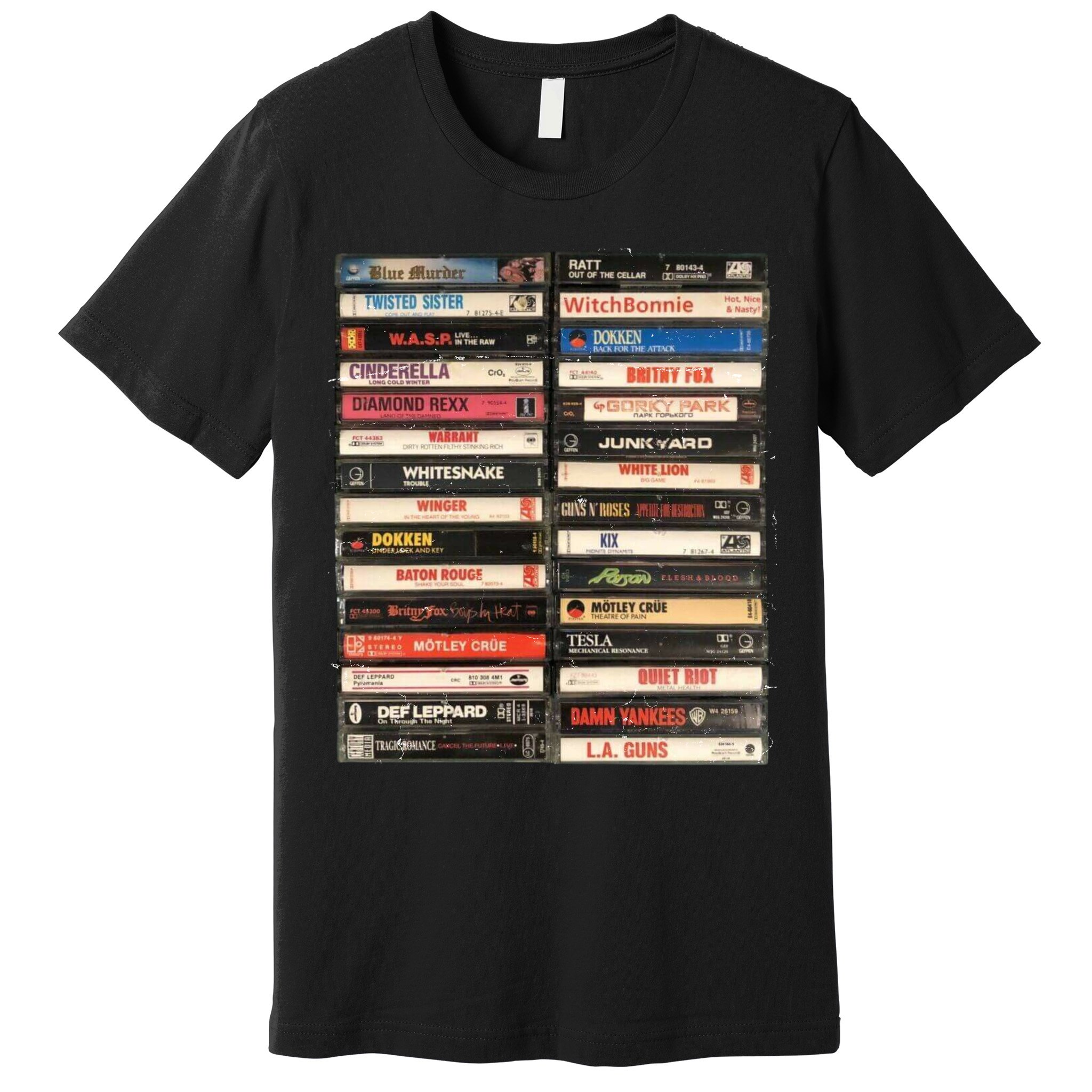 Classic Cassette Tape 1970s 1980s 1990s Premium T-Shirt