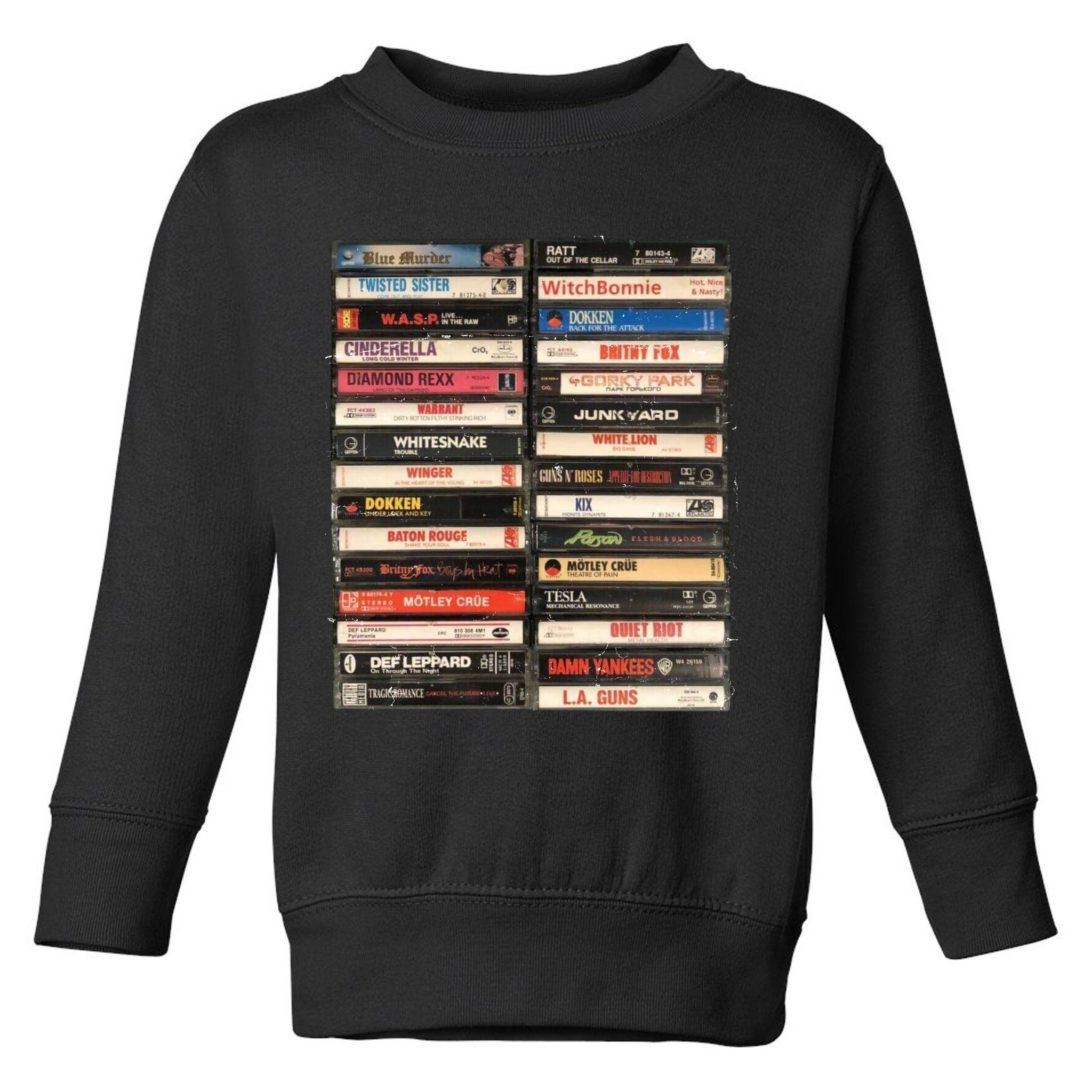 Classic Cassette Tape 1970s 1980s 1990s Toddler Sweatshirt