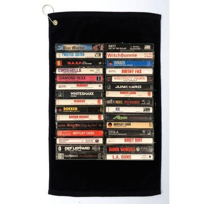 Classic Cassette Tape 1970s 1980s 1990s Golf Towel