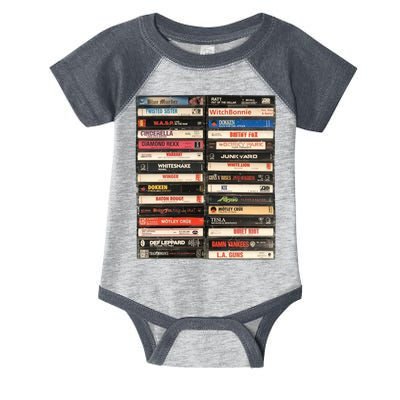 Classic Cassette Tape 1970s 1980s 1990s Infant Baby Jersey Bodysuit