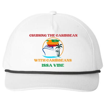 Caribbean Cruise Travel Vacation Snapback Five-Panel Rope Hat