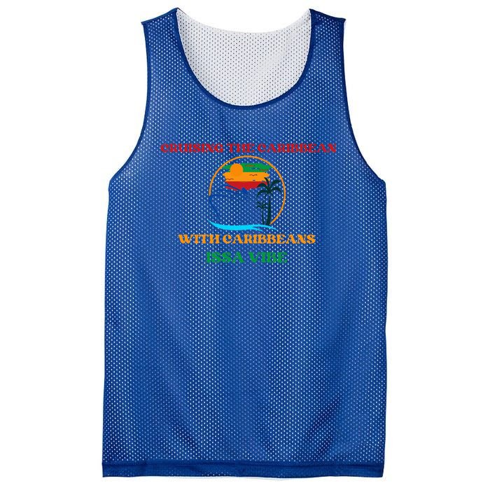 Caribbean Cruise Travel Vacation Mesh Reversible Basketball Jersey Tank