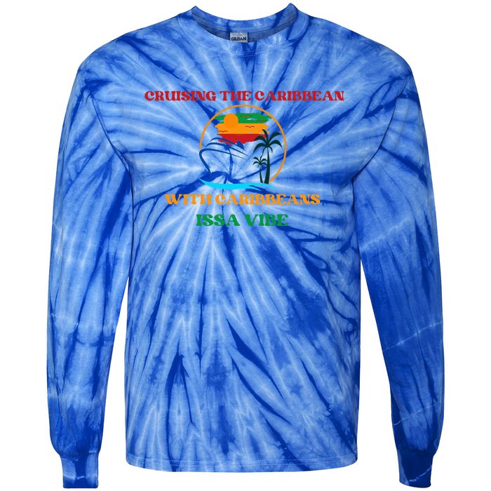 Caribbean Cruise Travel Vacation Tie-Dye Long Sleeve Shirt