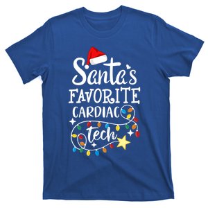 Christmas Cardiovascular Tech Santa's Favorite Cardiac Tech Gift T-Shirt