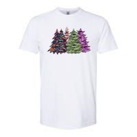 Camo Christmas Tree Print Military Gift Softstyle® CVC T-Shirt