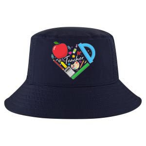 Cute Cool Teacher School Tools Heart Cool Comfort Performance Bucket Hat