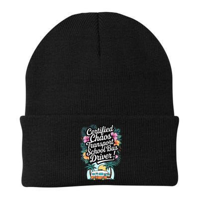 Certified Chaos Transport School Bus Driver DAD Teacher Beanie
