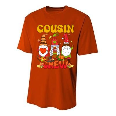 Cousin Crew Three Thanksgiving Gnomes Horror Costume Family Gift Performance Sprint T-Shirt