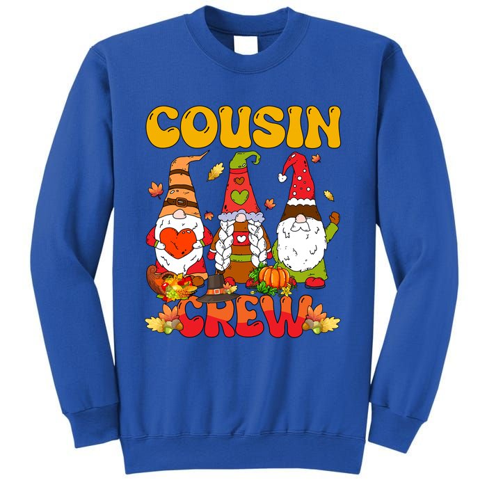 Cousin Crew Three Thanksgiving Gnomes Horror Costume Family Gift Sweatshirt