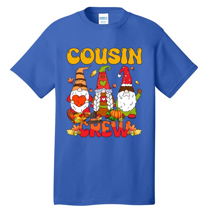 Cousin Crew Three Thanksgiving Gnomes Horror Costume Family Gift Tall T-Shirt