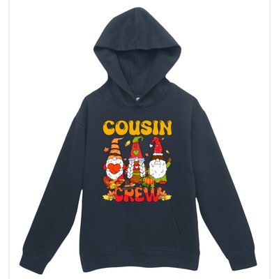 Cousin Crew Three Thanksgiving Gnomes Horror Costume Family Gift Urban Pullover Hoodie