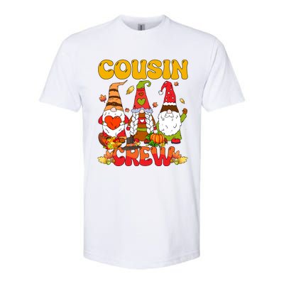 Cousin Crew Three Thanksgiving Gnomes Horror Costume Family Gift Softstyle CVC T-Shirt