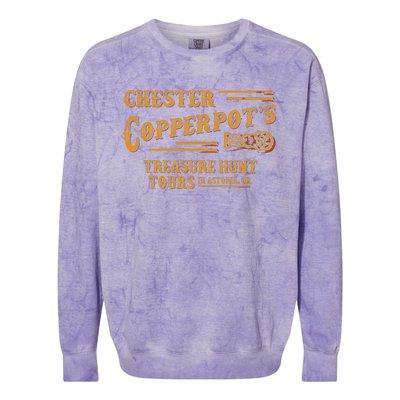 Chester Copperpot’s Treasure Hunt Tours In Astoria Colorblast Crewneck Sweatshirt