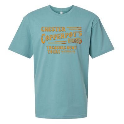 Chester Copperpot’s Treasure Hunt Tours In Astoria Sueded Cloud Jersey T-Shirt