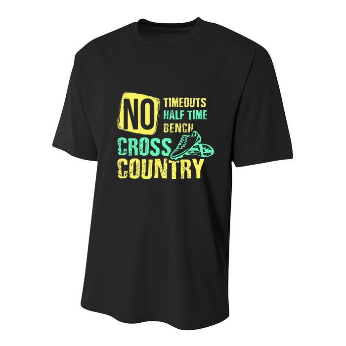 Cross Country Teams Running For Xc Runners Gifts Youth Performance Sprint T-Shirt