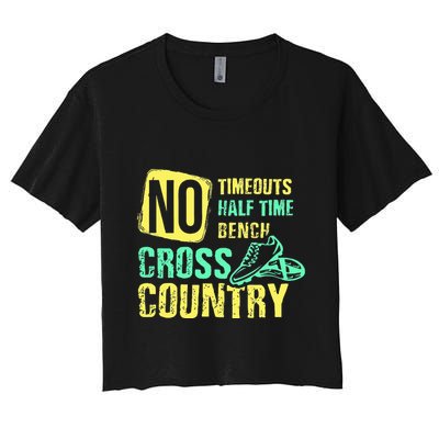 Cross Country Teams Running For Xc Runners Gifts Crop Top