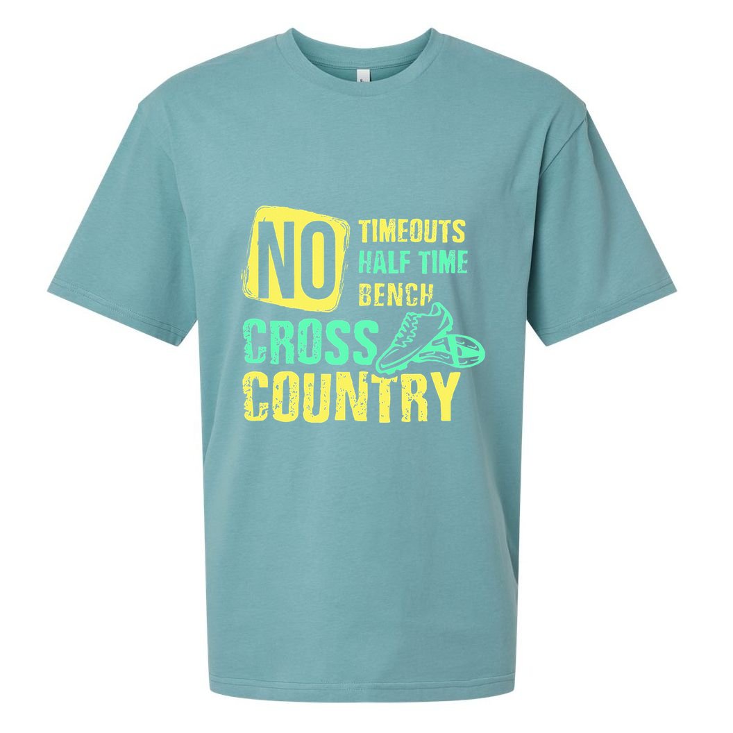 Cross Country Teams Running For Xc Runners Gifts Sueded Cloud Jersey T-Shirt