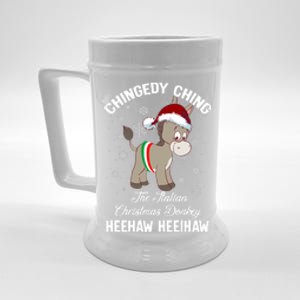 Chingedy Ching The Italian Dominick The Christmas Donkey Funny Gift Beer Stein