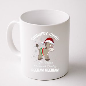 Chingedy Ching The Italian Dominick The Christmas Donkey Funny Gift Coffee Mug