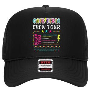 Cafeteria Crew Tou Lunch Lady Dream Team Back To School Gift High Crown Mesh Back Trucker Hat