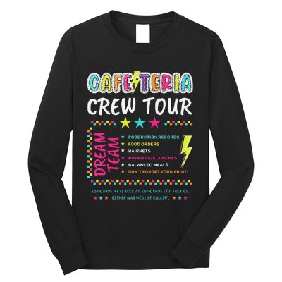 Cafeteria Crew Tou Lunch Lady Dream Team Back To School Gift Long Sleeve Shirt