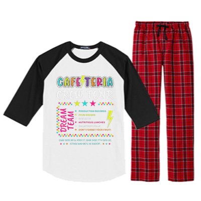 Cafeteria Crew Tou Lunch Lady Dream Team Back To School Gift Raglan Sleeve Pajama Set