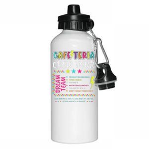 Cafeteria Crew Tou Lunch Lady Dream Team Back To School Gift Aluminum Water Bottle