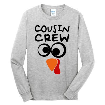 Cousin Crew Turkey Cute Cousin Turkey Thanksgiving Cool Gift Tall Long Sleeve T-Shirt