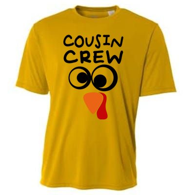 Cousin Crew Turkey Cute Cousin Turkey Thanksgiving Cool Gift Cooling Performance Crew T-Shirt