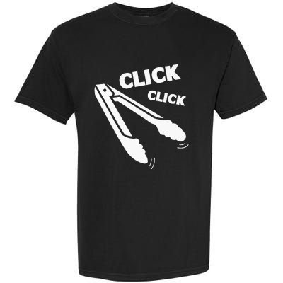 Click Click Tongs BBQ Barbecue Funny Premium Garment-Dyed Heavyweight T-Shirt