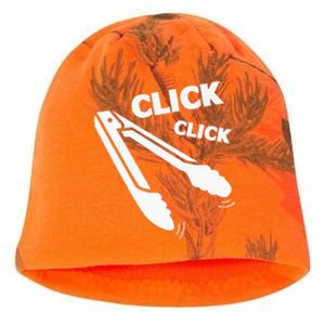 Click Click Tongs BBQ Barbecue Funny Premium Kati - Camo Knit Beanie