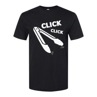 Click Click Tongs BBQ Barbecue Funny Premium Softstyle® CVC T-Shirt