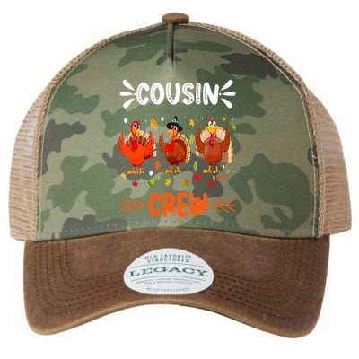 Cousin Crew Turkey Family Thanksgiving Pajamas Matching Legacy Tie Dye Trucker Hat