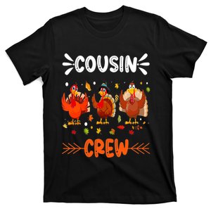 Cousin Crew Turkey Family Thanksgiving Pajamas Matching T-Shirt