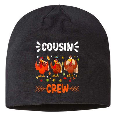 Cousin Crew Turkey Family Thanksgiving Pajamas Matching Sustainable Beanie