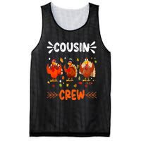 Cousin Crew Turkey Family Thanksgiving Pajamas Matching Mesh Reversible Basketball Jersey Tank