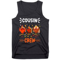 Cousin Crew Turkey Family Thanksgiving Pajamas Matching Tank Top