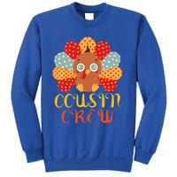 Cousin Crew Turkey Cute Family Thanksgiving Pajamas Matching Meaningful Gift Sweatshirt