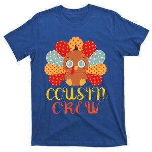 Cousin Crew Turkey Cute Family Thanksgiving Pajamas Matching Meaningful Gift T-Shirt