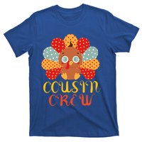 Cousin Crew Turkey Cute Family Thanksgiving Pajamas Matching Meaningful Gift T-Shirt