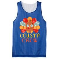 Cousin Crew Turkey Cute Family Thanksgiving Pajamas Matching Meaningful Gift Mesh Reversible Basketball Jersey Tank