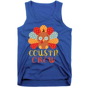 Cousin Crew Turkey Cute Family Thanksgiving Pajamas Matching Meaningful Gift Tank Top