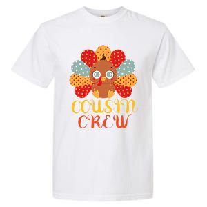 Cousin Crew Turkey Cute Family Thanksgiving Pajamas Matching Meaningful Gift Garment-Dyed Heavyweight T-Shirt