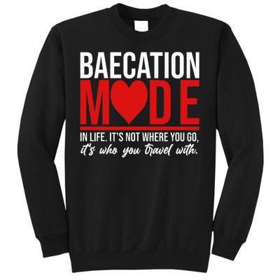 Cute Couples Trip Matching Vacation Baecation Vibes Gifts Sweatshirt