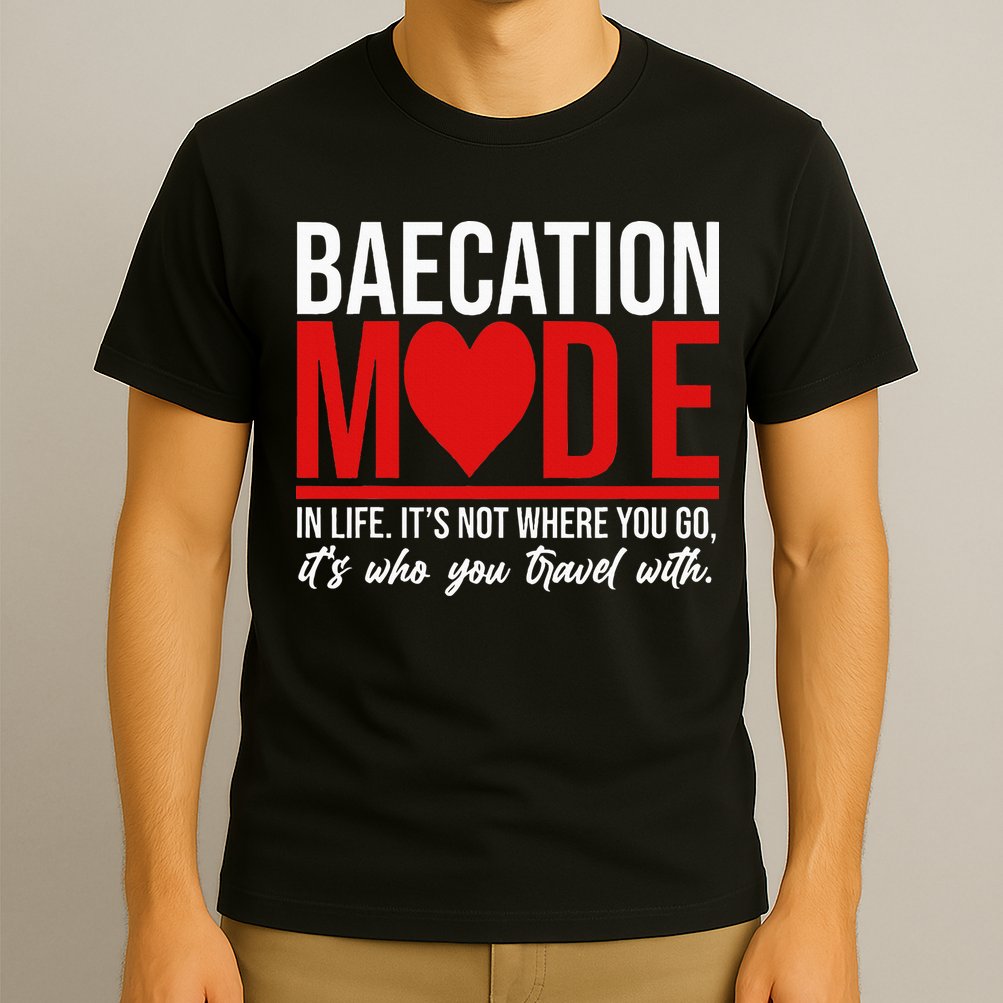 Cute Couples Trip Matching Vacation Baecation Vibes Gifts T-Shirt